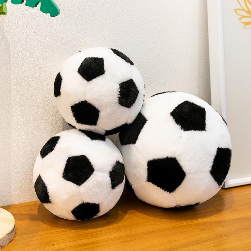 Soccer Sports Ball Throw Pillow Stuffed Soft Plush Toy Realistic Football Home Sofa Decoration Cushion Pillow Gift