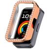 Чехол-бампер с бриллиантовым кристаллом для HUAWEI Band 10 9 8, полузащитный, устойчивый к царапинам, защитная рамка, крышка края