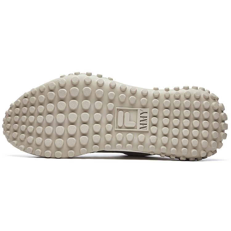 Mihara x FILA T1 Низкие кроссовки-платформы в горошек Мужские Песочный Ракушечник F12M034123FSS