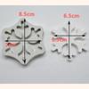 Christmas Tree Aromatherapy Wax Silicone Mold Snowflake Elk DIY Aroma Gypsum Plaster Silicone Mould for Car Pendant