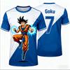 Dragon Ball Z Goku Number 7 Soccer Jersey 3D  T-Shirt For Men Women Kids Sports Anime Tee Casual Fashionable Streetwear
