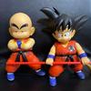 Б/у фигурка из мягкого винила Dragon Ball Сон Гоку и Криллин