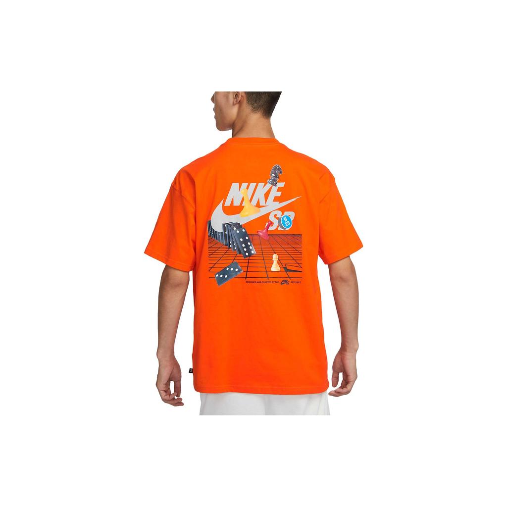 Nike SB Graphic T-shirt Asia Sizing 'Orange' Men's FJ1136-803