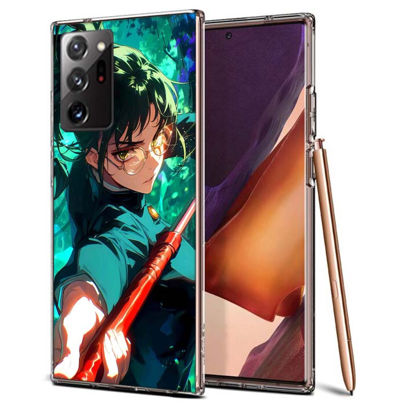 Чехол для телефона Maki Zenin Jujutsu Kaisen для Samsung A55 A35 A25 A15 A07 A05S A16 A17 A26 A36 A37 A56 A57 Galaxy Note 20 10 A50S A71