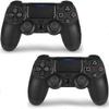 2-pack PS4 Controller DoubleShock Wireless for Playstation 4 Black, Gaming Controller for PS4.
