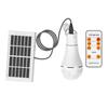 Solar Powered LED Bulb Indoor Outdoor Emergency Light Bulb Portable Night Markets Camping Light