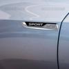 JBIW9 3D Car Styling Sport Line Emblem Side Badge Metal Stickers Rear Trunk Decals For Skoda Citigo Octavia Kodiaq Kamiq Yeti Fabia RS