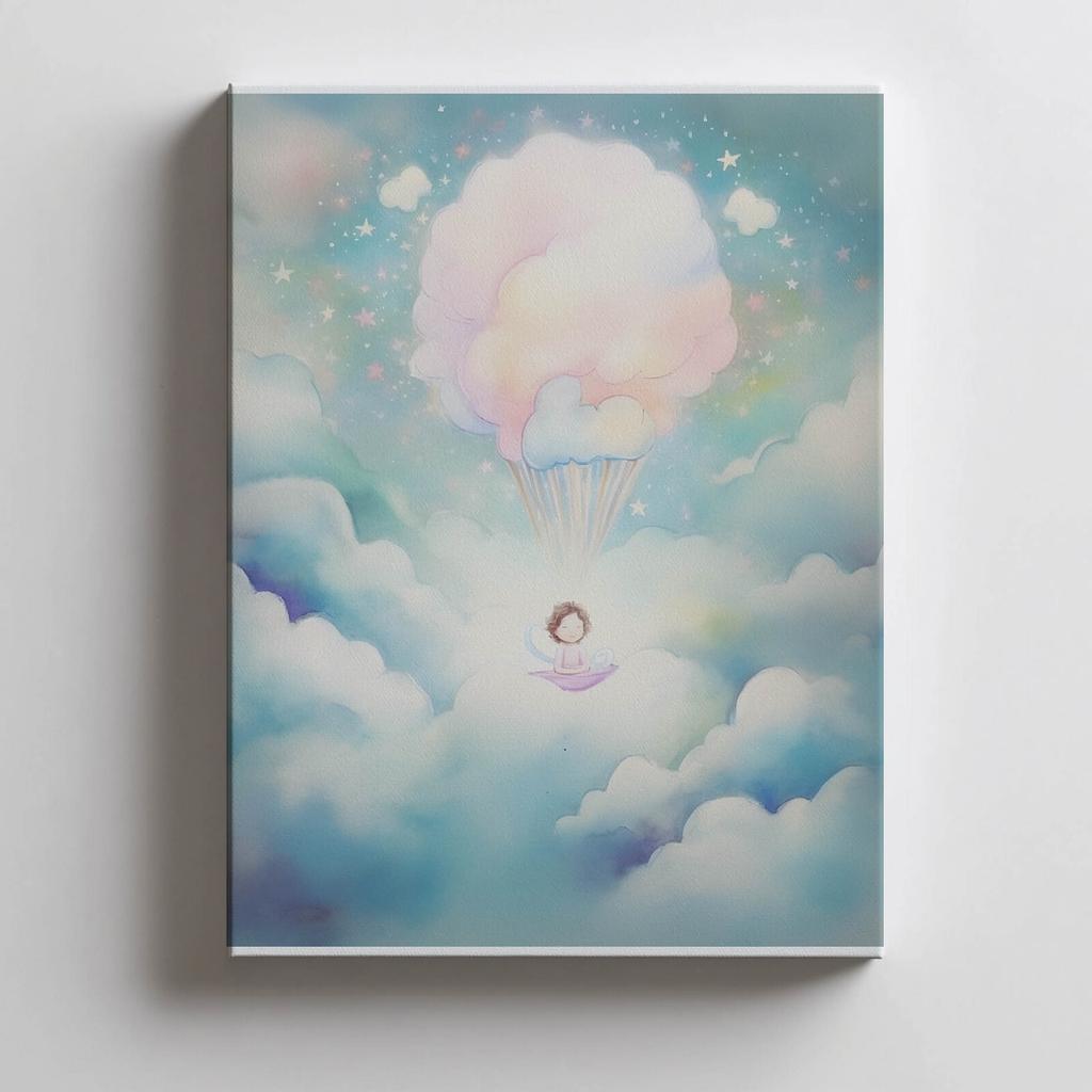 Balloon Dream World Balloon Dream World, 50X70 см, без рамы, холст премиум-класса на подрамнике