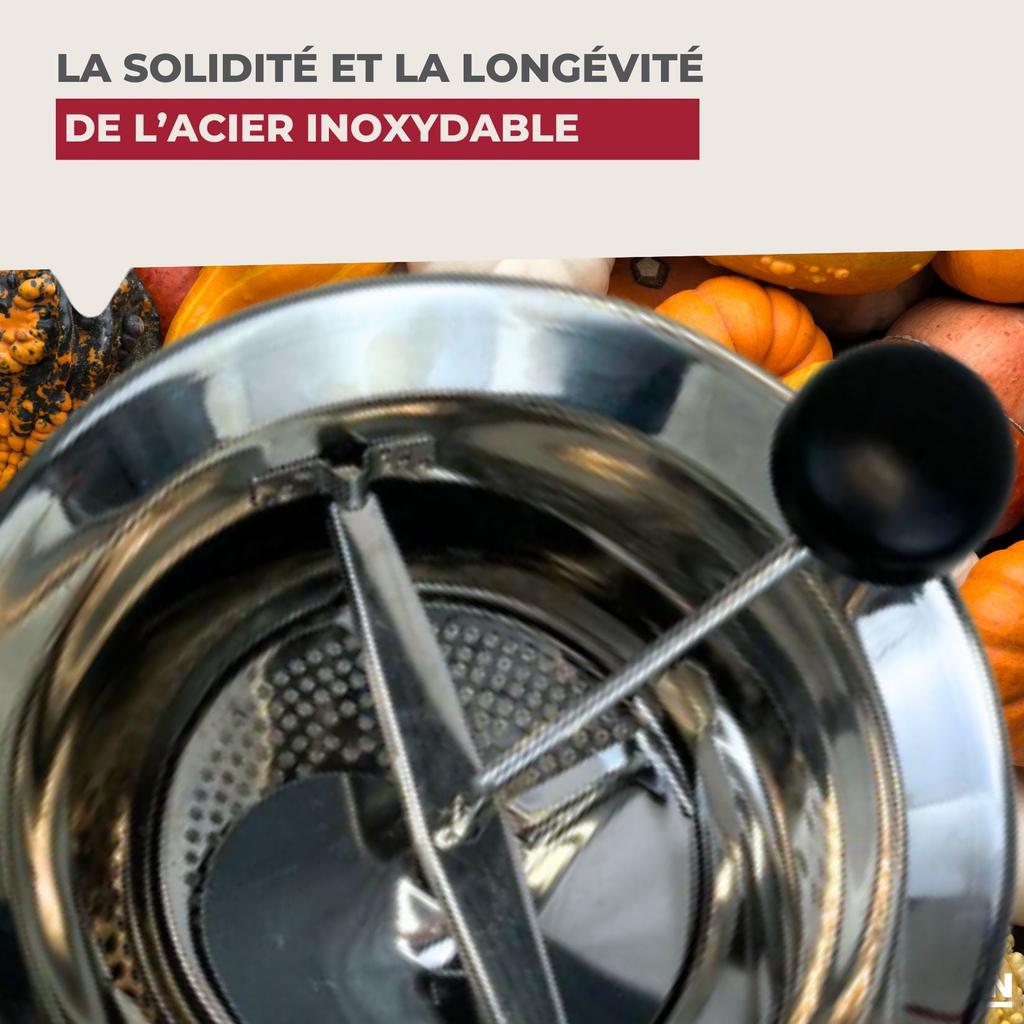 Stainless Steel Vegetable Mill 24 Cm Fackelmann Handmade Tradition Ref. 2764250