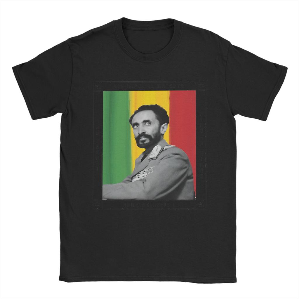 Awesome His Imperial Majesty Haile Selassie I King Of Kings TShirts for Unisex Crewneck T Shirts Short Sleeve Tees Clothing