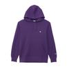 Champion Long Sleeve Fleece Hoodie with Embroidered Deep Size Men's Logo, Purple, C3-Y136L
