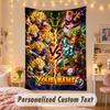 Custom Personalized Tapestry,Dragon Ball Print Custom Name Text Wall Art Hanging for Bedroom