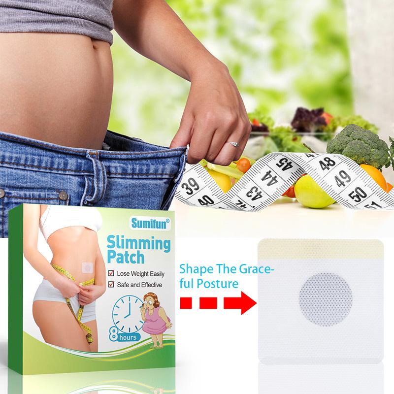 20Pcs Belly Slimming Patch Fast Burning Fat Lose Weight Detox Abdominal Navel Sticker Dampness-Evil Removal Improve Stomach Tool