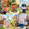 Новейшая серия Zootopia Ник и Джуди: Путешествие роста, Виниловая плюшевая кукла, Сюрприз-бокс, Ник и Джуди: Процесс роста, Подарки