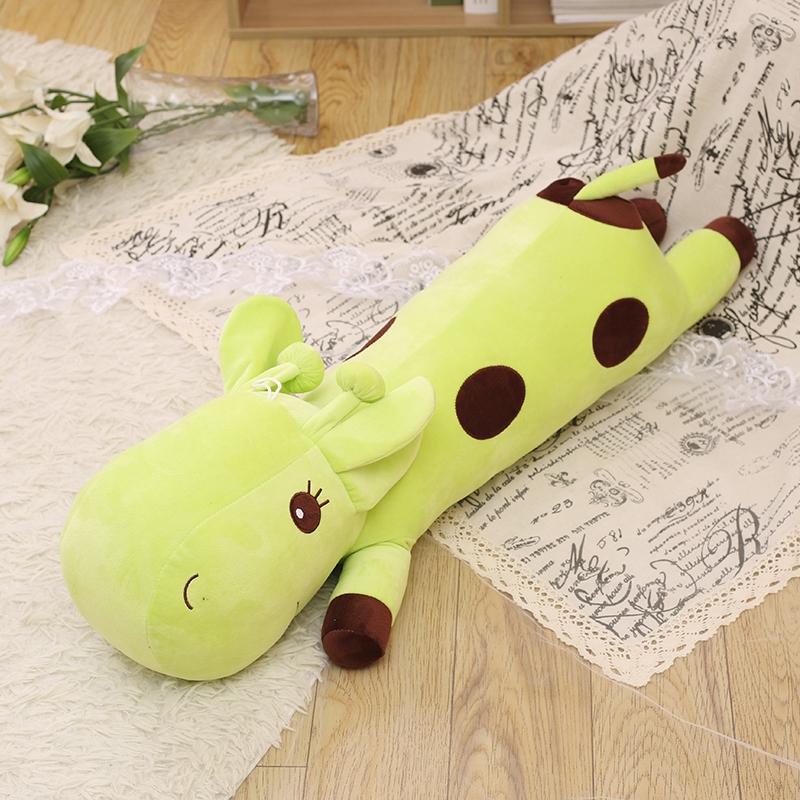 Kawaii Giraffe Plush Toys Soft Stuffed Cartoon Animal Deer Dolls Sofa Decoration Birthday Christmas Gifts