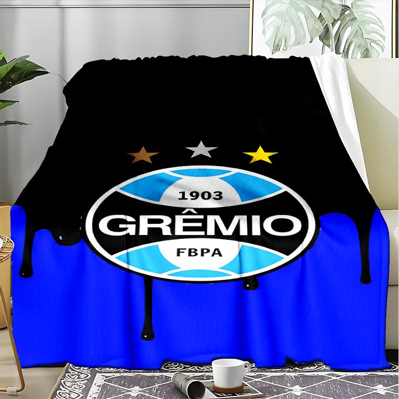 1PC Grêmio FBPA Printed Soft Flannel Blanket Throw for Adult Bedroom Living Room Sofa Camping Travel Fan gifts Christmas Gifts