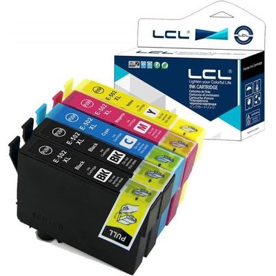 Чернильный картридж LCL Совместимый 502 XL для Epson XP-5100 XP-5105 WF-2860 WF-2865 - Черный/Голубой/Пурпурный/Желтый
