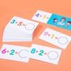 Children's Math Learning Game Number Cards Montessori Wooden Addition And Subtraction Practice Arithmetic Logical Thinking