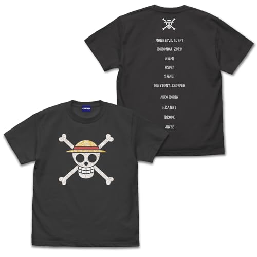 Official Cost Performance One Piece Straw Hat Crew Pirate Flag Paisley T-Shirt SUMI Size L