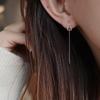 1 пара длинных висячих серег-цепочек для женщин, серьги-продевки для пирсинга, аксессуары для ушей, ювелирные изделия