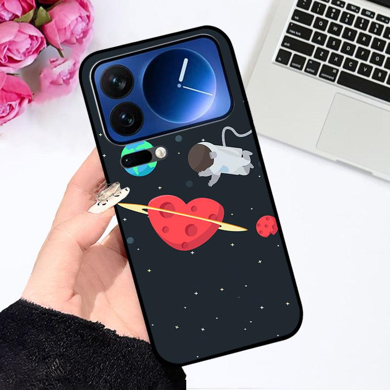 Силиконовый чехол для Xiaomi 17Pro/17 Pro Max, противоударная задняя крышка телефона, милые расписные Fundas для Xiaomi17 Pro Max, мягкий ТПУ корпус