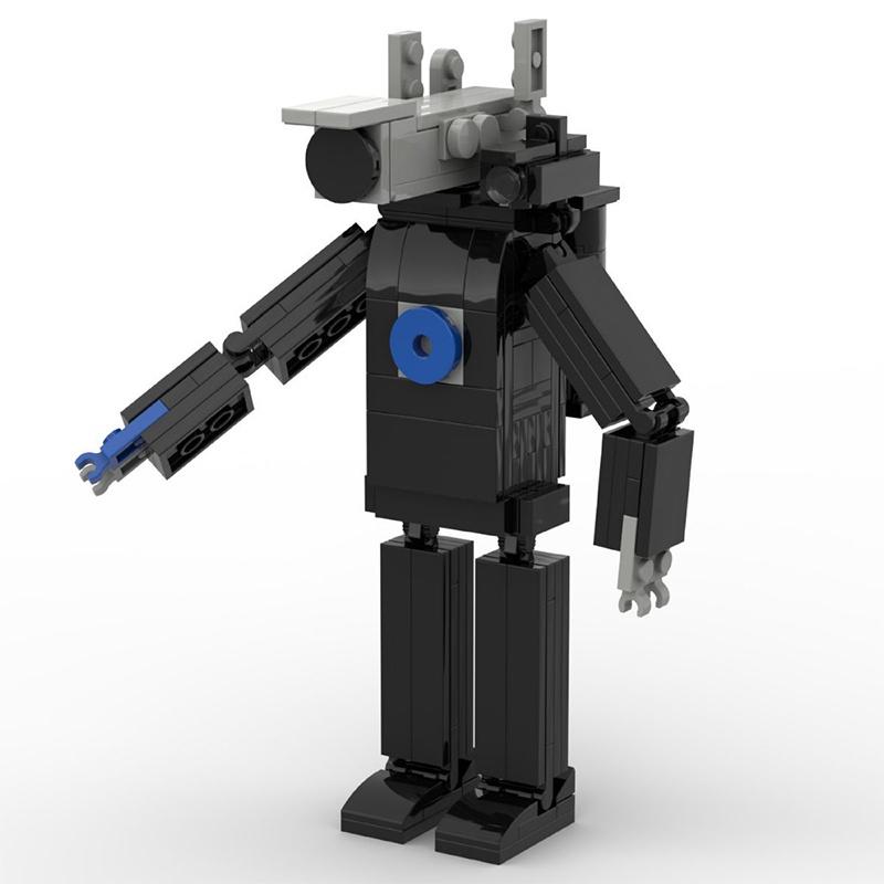 Star Sign Titan Surveillance Man Building Block Toy Set Desktop Decoration Plastic Material