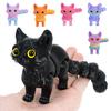 3D Printed Cat Toy Flexible Joints Articulated Cat Model for Adult