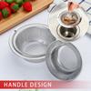 Drainer Stainless Steel Cleaning Mesh Food Hair Stopper Sink Strainer Colander Plug Filter Basket