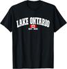 Lake Ontario Canada Flag Vintage EST 1615 Canadian Pride T-Shirt