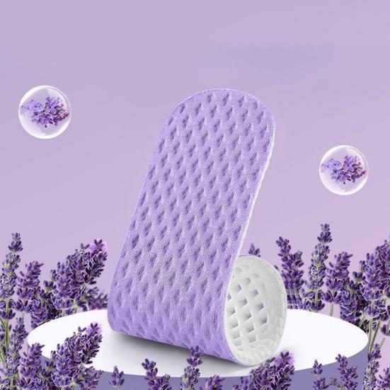 Summer Mesh Insoles Shock Absorption Breathable Shoe Inserts Flexible Cool Running Shoe Insoles for Men Women Sports Travel Work