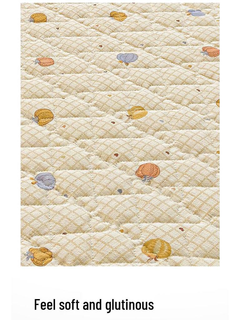 Ретро Стеганый Хлопковый Подогнанный Комплект Постельного Белья - 3 Предмета Издание 2025