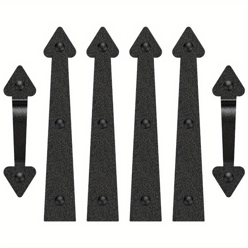 Магнитный комплект для гаражных ворот - прочные 4 шт. декоративные петли и 2 шт. классические ручки - простой в установке комплект для улучшения внешнего вида бордюра своими руками