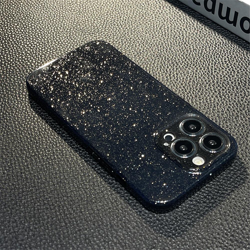 Роскошный прозрачный чехол-желе с блестками для iPhone 16 15 11 12 13 14 17 Pro Max XR XS Plus, мерцающий, мягкий, противоударный, силиконовый чехол