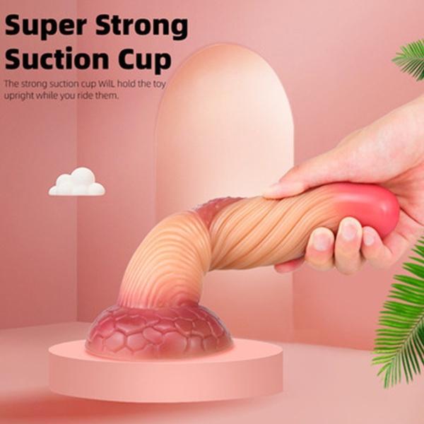 Мягкий силиконовый пенис, фаллоимитатор Alien с мультитекстурой, фаллоимитатор дракона с прочной присоской, анальные игрушки, толстый фаллоимитатор Alien, игрушки для взрослых для женщин и мужчин