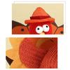 Festival Turkey Shape Costume Hat Thanksgiving Party Headwear Soft Breathable Design For Kids Adults Outdoor indoor Use