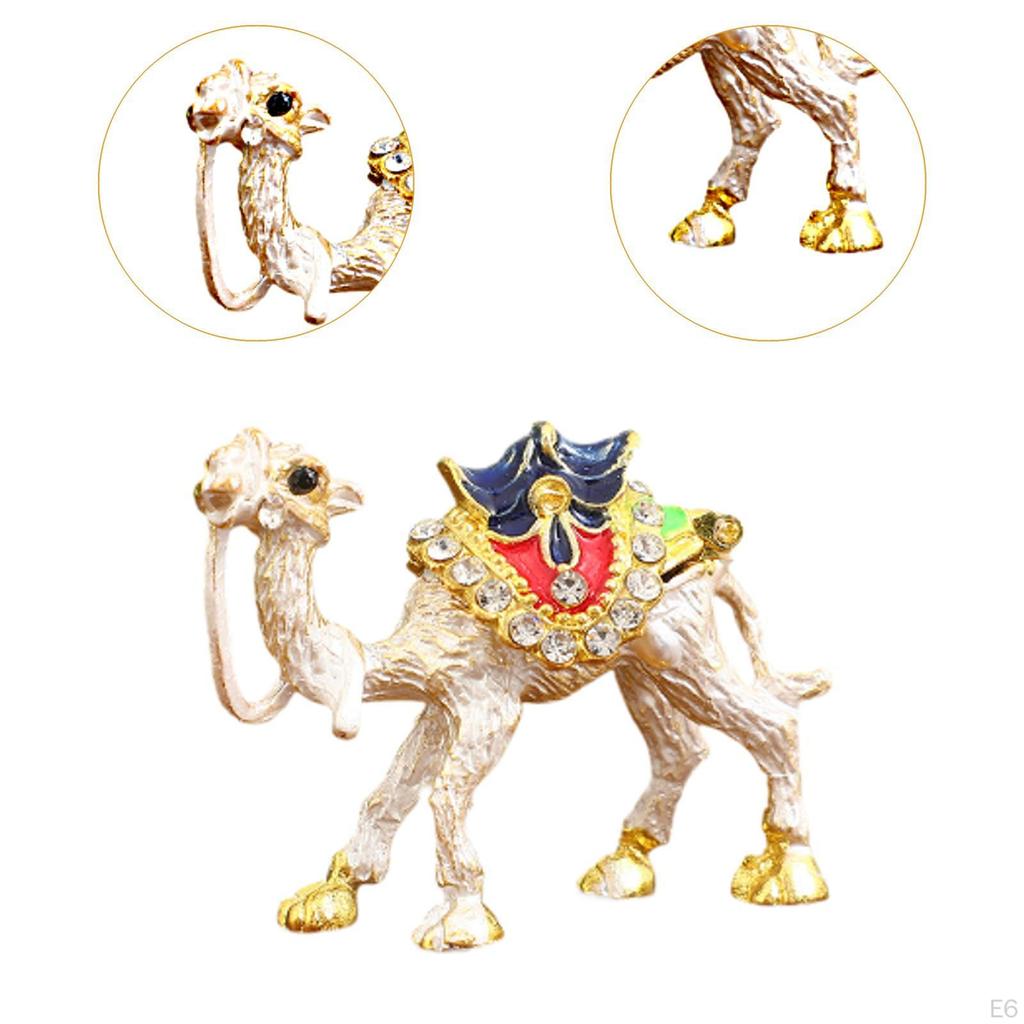 Camel Figurine Jewelry Box ,Trinket Box,Treasure Case, Organizer for Home Decor