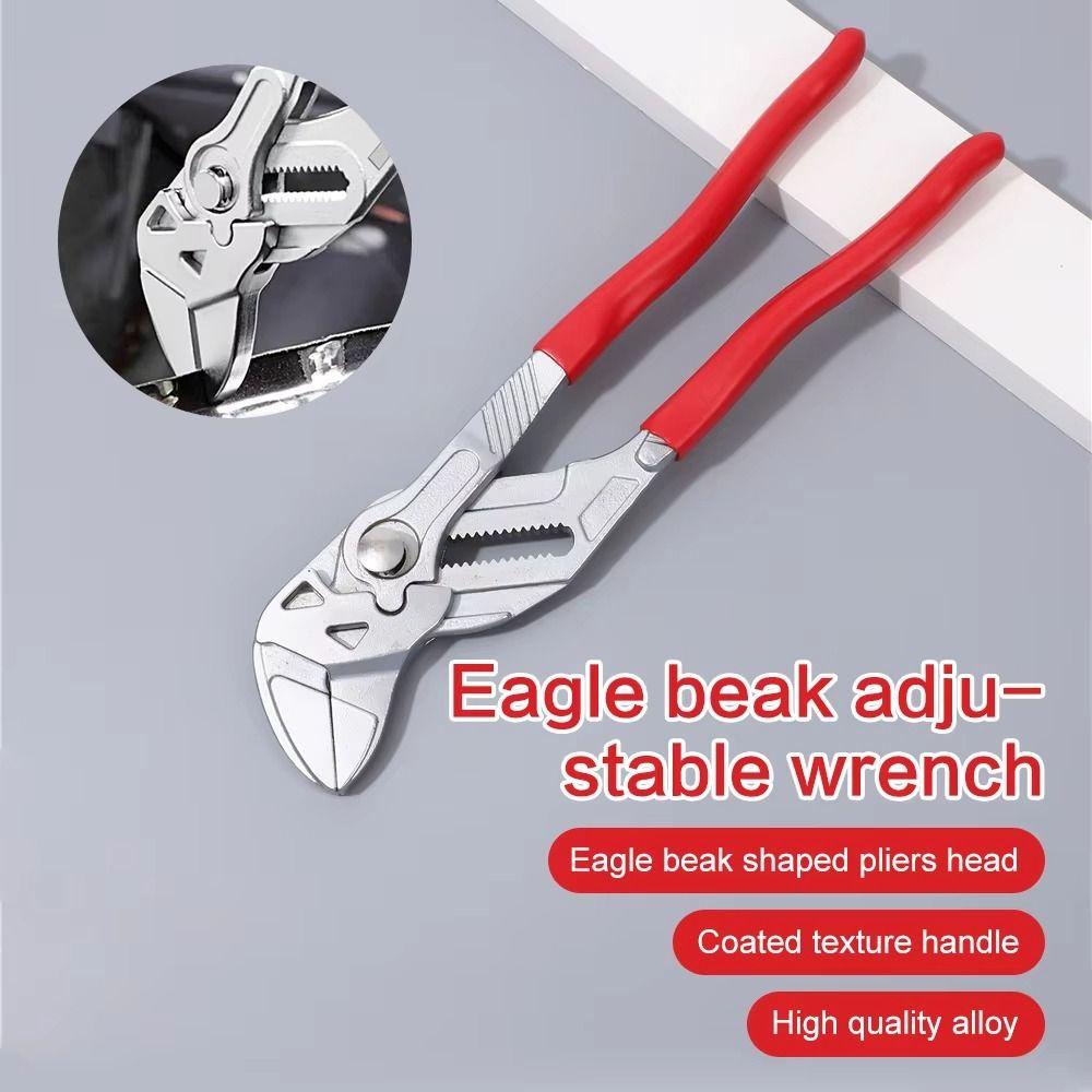Large Opening Eagle Beak Pliers Water Pump Clamp Water Pipe Pliers Adjustable Spanner  Plumbing