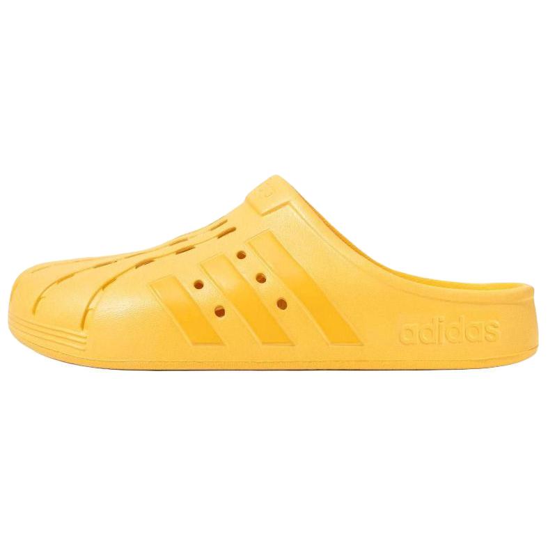 adidas Клоги Adilette Универсальные Удобные ЭВА Износостойкие Закрытые Тапочки Унисекс Обувь Желтый JH9851