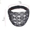 Hair Hoop Mesh Flower Headband Non Slip Wide Side Head Wrap Fashion Lace Hairbands  Party
