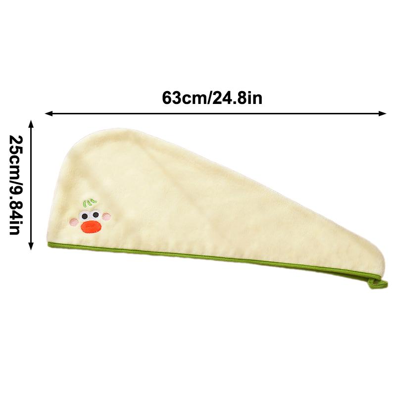 Cute Polyester Hair Towel Wrap For Kids,Hair Drying Towels Rapid Dry Hair Turban Funny Twist Hair Towel For Women Girls Kids
