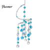 Decorative Spiral Faux Crystal Ornaments Sun Catcher, Prism Hanging Ornament, Rainbow Maker Colorful Catchers Sparkling Suncatcher for Home