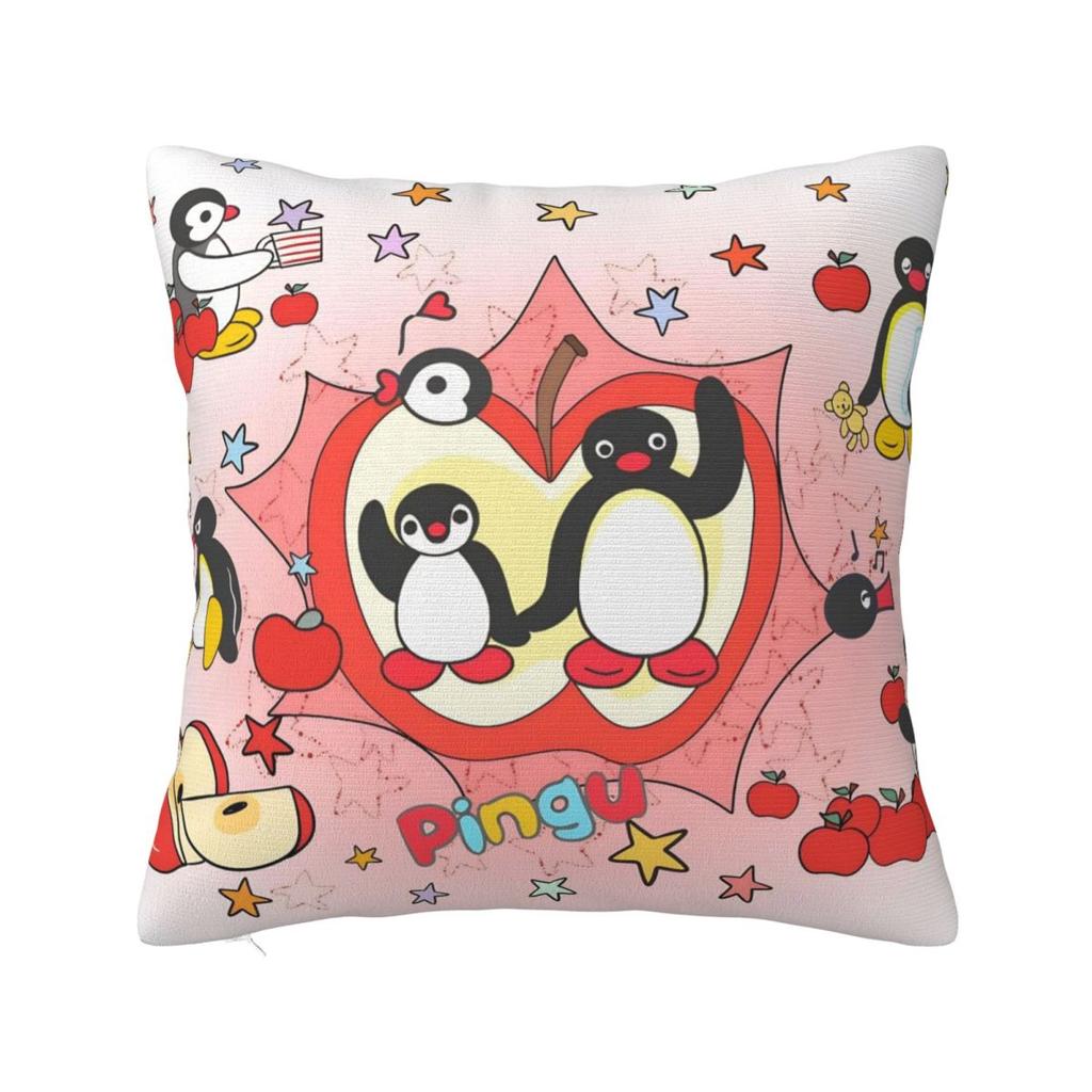 Подушки Пингвин Нут Квадратные Наволочки Полиэстер Дом Пингвин Мультяшная Наволочка Крутая Декоративная Наволочка 45*45