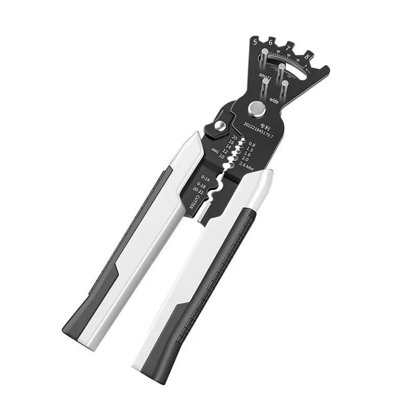 Многофункциональные специальные плоскогубцы для зачистки проводов для электрика, резки проводов, зачистки кожи, прессования, ножницы для намотки проводов