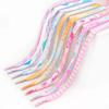 Flat Shoelaces for Sneakers Rainbow Tie-dye Personalized Shoe Laces Tenis Shoelace Suitable Sports Canvas Shoes Shoestrings