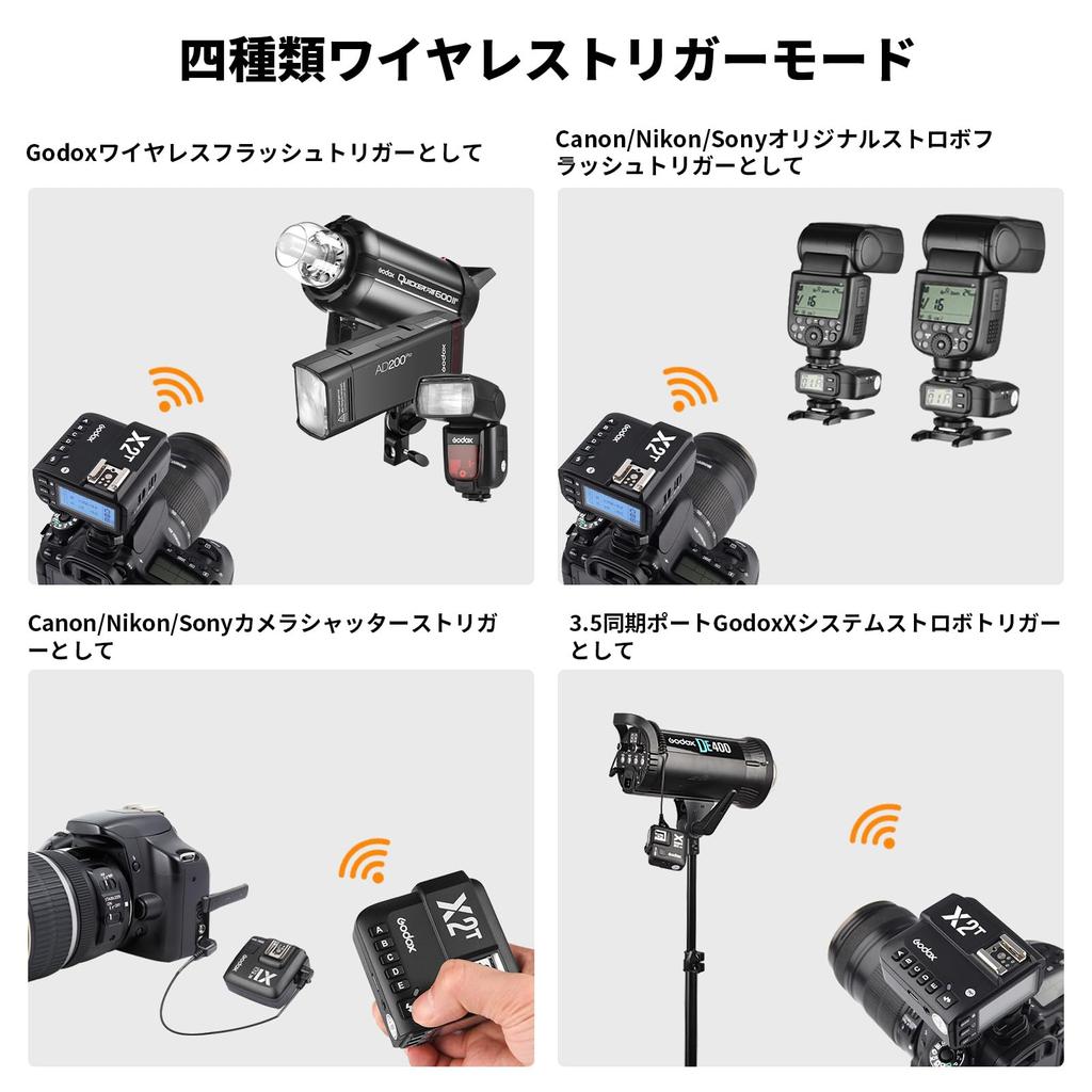 Передатчик GODOX Sony Вспышка Trigger Высокоскоростная синхронизация HSS Функция TCM Моноблочная вспышка Совместимость с камерами Sony Доступен квалифицированный биллинг X2T-S