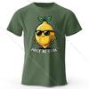 Men's Juice Be Cool Printed T-Shirt 100% Cotton Oversized Fruit Pun Graphic Tees for Women Summer Tops Chill Streetwear