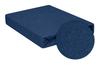 Premium terry sheet with elastic 110x190, 120x200x20, navy blue_47, matex