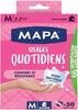 MAPA - Usages Quotidiens - Gants De Ménage Fins En Vinyle Non Poudrés - Confortables - Boîte De 50 Gants - Taille M