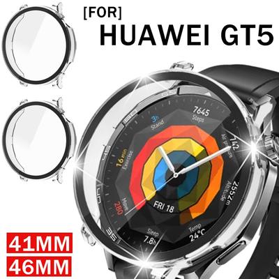 1-3 шт. Чехол из ПК + закаленного стекла для Huawei Watch GT5 46 мм 41 мм, полноэкранная защитная крышка, бампер для Huawei GT 5