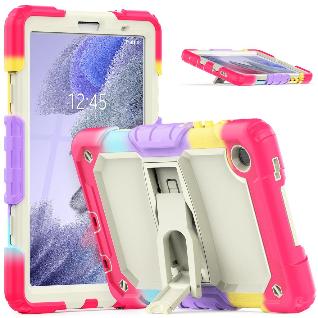 Suitable for Samsung A9 2023 rugged tablet protective case, silicone anti-drop shell, C-type stand, direct from the factory